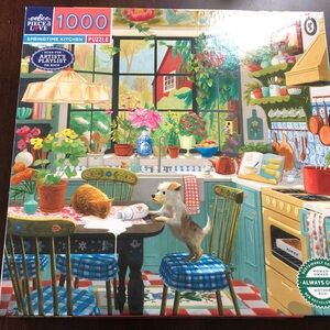 Springtime Kitchen Puzzle 1000 pieces